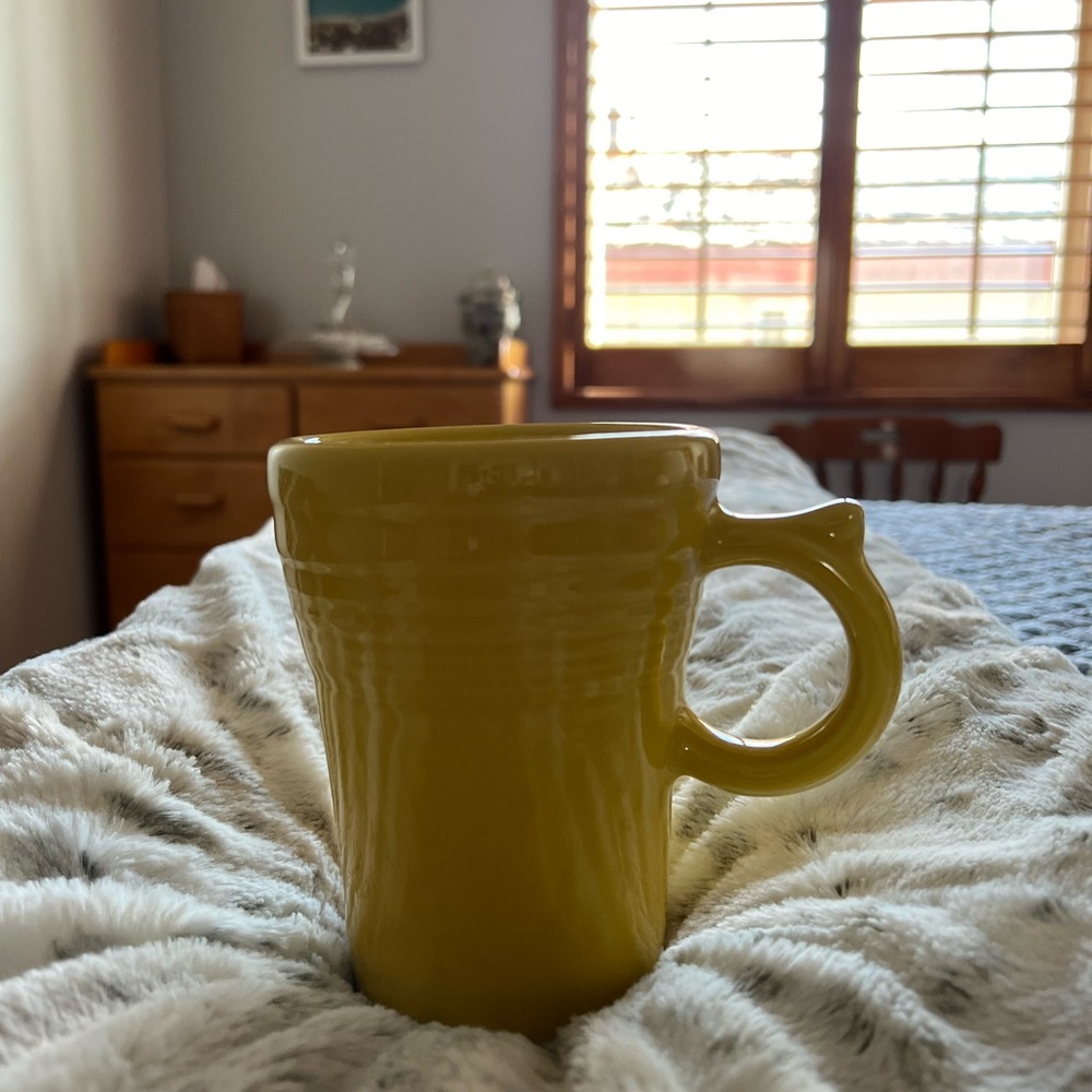 Genuine Fiestaware Latte Mug yellow